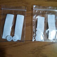 ２個セット 新品 未使用メガネ 滑り止め シリコン 白 の画像