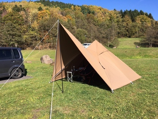 販売済山善キャンパーズコレクション TCワンポールテント 人気 TOP-240