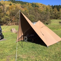 販売済山善キャンパーズコレクション TCワンポールテント TOP...