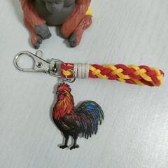 None スエード紐キーホルダー・バッグチャームの画像