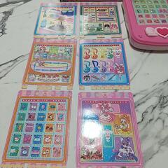 『楽しく学べるプリキュアPAD』知育玩具　プリキュアアラモード　おもちゃ　中古　クイズ　音出し確認済み　こども　英語　音楽　外箱付きの画像