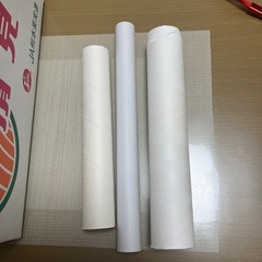 トイレットペーパーの芯、ラップ芯の画像