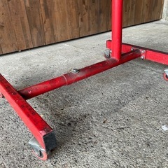 キャスター付スタンド スチール製 の画像