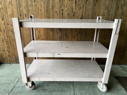 スチールラック スチール棚 ワゴン 約150×80cm
