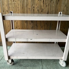 スチールラック スチール棚 ワゴン 約150×80cm 