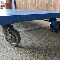 大型台車 約140×60cm 鉄製　の画像