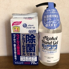ハンドジェル＆アルコールタオル［つめかえ用］