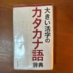 大きい活字のカタカナ語辞典