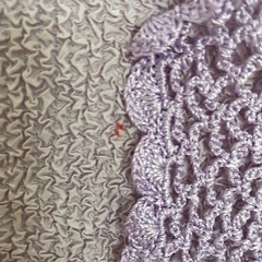 難あり　井上プリーツ　カーディガンの画像