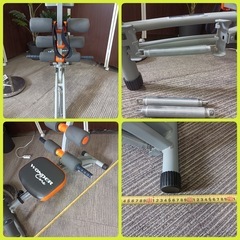 ［八4498］〈中古品〉ワンダーコア　腹筋マシーン※少し凹み箇所ありの画像