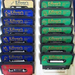 ◆お引取り限定/三重県/値引不可◆中古Disney ディズニー WORLD OF ENGLISH 教材カセット（J-200）の画像