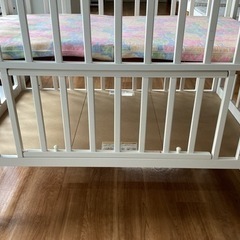 ベビーベッド【町田市再生家具】241380の画像