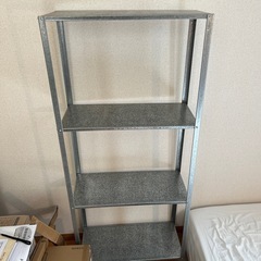 IKEA ヒュッリス　亜鉛メッキスチール棚の画像