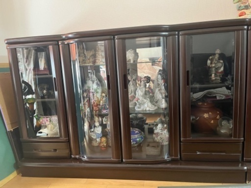 アンティーク家具　収納棚