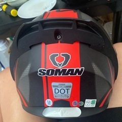※至急(期間限定で安くしてます)未使用、箱付きSOMANフルフェイスヘルメットの画像