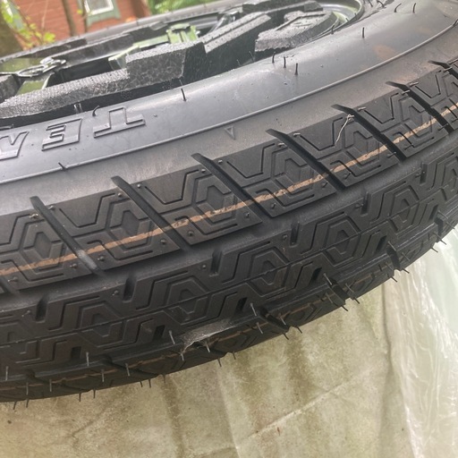中古 グッドイヤー タイヤホイール スペア T145/90D16 4T 5穴 114.3