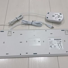 【純正】富士通 キーボード マウス セット ホワイトの画像