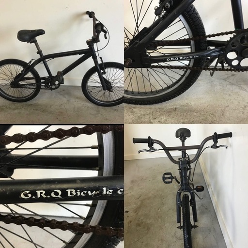 683(O)□岐阜発　△ G.R.Q / BMX / 20インチ / 自転車 / 走行確認 / サドル破れあり / 傷あり / サビ有り / 現状品　R6.7/21□