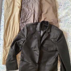 メンズズボンジャケットカッパセットの画像