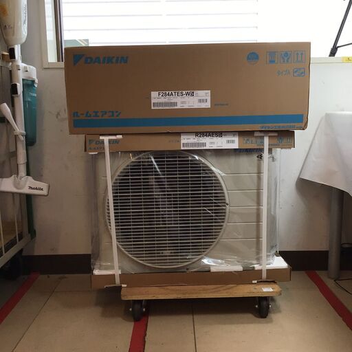【中古】【動作OK】【店頭引取限定】DAIKIN ダイキン 冷暖房兼用エアコン F284ATES-W 63,800円（税込）