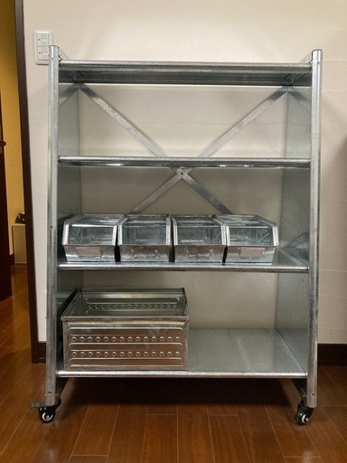ダルトン製　メタルシェルフ　その他付属品一式　半額以下