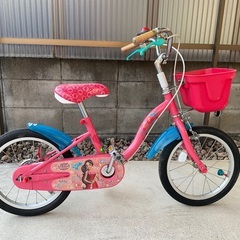 子供用自転車16 (ディズニーエレナ) ヘルメット付き