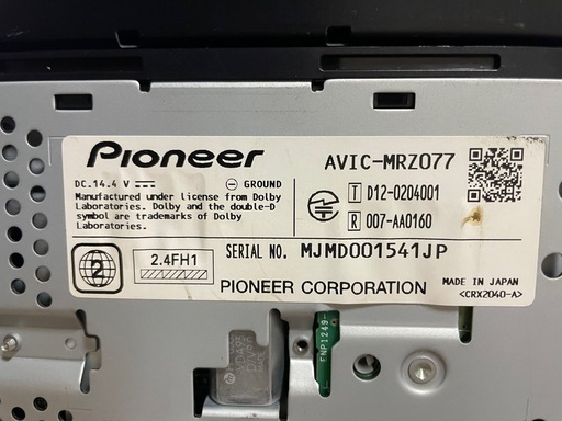 Pioneer カーオーディオ