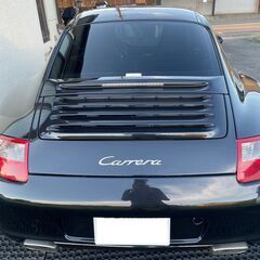 ポルシェ 911（997型　2004年製） カレラ 黒 左ハンドル、MT（マニュアル）　の画像