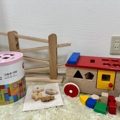 【まとめ売り】半額以外 木のおもちゃセット