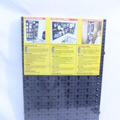 ◆ 　ペグボードツールオーガナイザーセット (ブラック) ツールボックスオーガナイザーとストレージ ツールボックス引き出しオーガナイザー ツールチェストカートキャビネットワーク　　　#29862　◆の画像