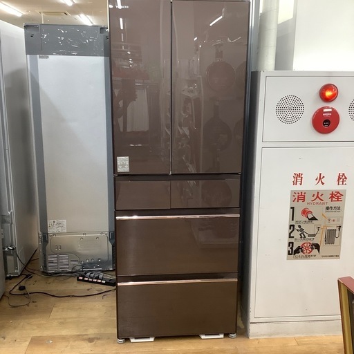 6ドア冷蔵庫　HITACHI R-HW60J  2018年製 602L
