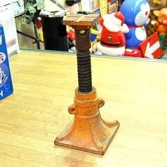 ① ナベヤ 建築ジャッキ 60 高さ33～50.5㎝ スクリュージャッキ 手動回転式 大工道具 札幌市 清田区 平岡の画像