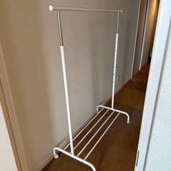 【限定9月半ばまで】IKEAのハンガーラックあげます！