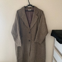 コート　チェック柄　レディース