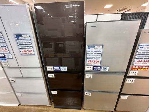 【軽トラック90分無料貸し出し】Panasonicの3ドア冷蔵庫入荷しました！！