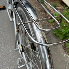 【中古】自転車27インチ　　パンクしないタイヤ装着車　6段変速の画像