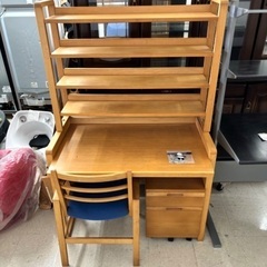 桐生店【現状品】j8-37 学習机 勉強机 