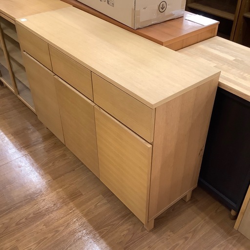 無印良品 3枚扉キャビネット【トレファク 川越店】