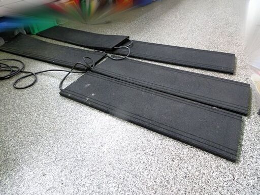 ■電気式融雪マット■階段用 5枚 5連結融雪マット ヒーター 外用 ゴムチップ 凍結防止 雪対策