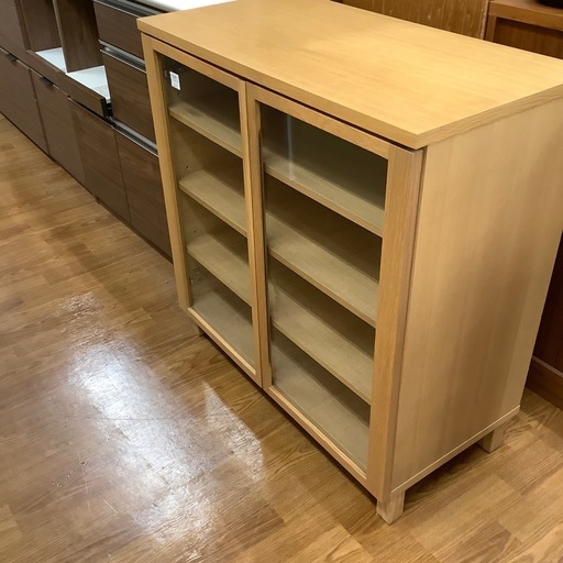 無印良品 2枚扉キャビネット【トレファク 川越店】【