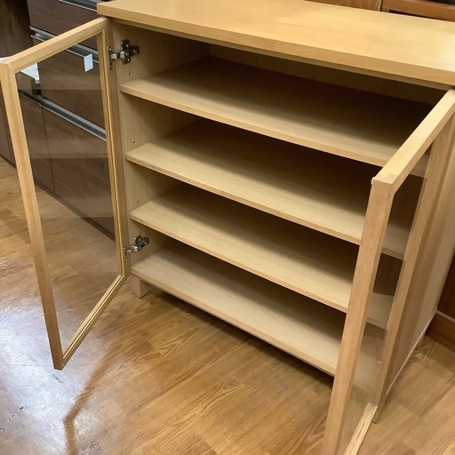 無印良品 2枚扉キャビネット【トレファク 川越店】【