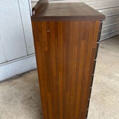 8段収納チェスト ガラスキャビネット 幅88*奥行45*高さ124.5cm (棚受け欠品) の画像