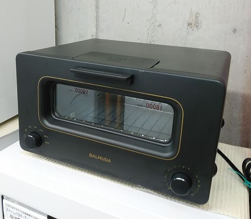セール！品質保証☆配達有り！3000円(税別）BALMUDA スチームトースター オーブントースター ブラック