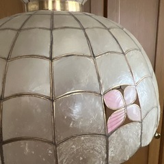 取引中　シェルシェード ペンダントランプ 照明 ヴィンテージ アンティーク の画像