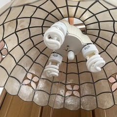 取引中　シェルシェード ペンダントランプ 照明 ヴィンテージ アンティーク の画像