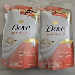 【2個】Dove ダヴ ボディソープ 詰替 ホワイトクレイ&ガーデニア