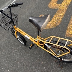 自転車　20インチ　黄色　の画像