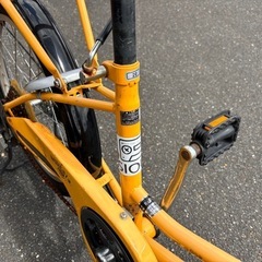 自転車　20インチ　黄色　の画像