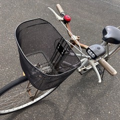 自転車　26インチ　シルバーの画像