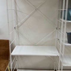 無印良品 ハンガーラック付きシェルフ 棚2段①